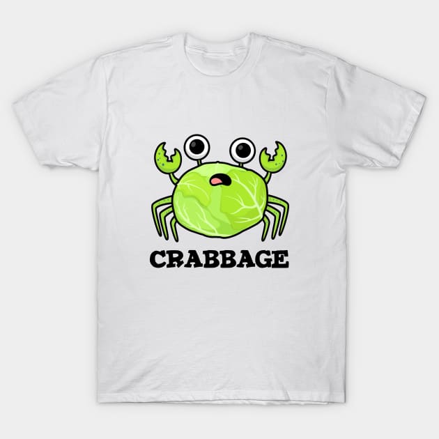 Crabbage Cute Cabbage Crab PUn T-Shirt by punnybone